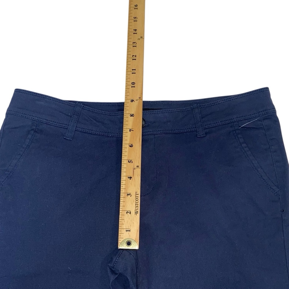 NWT Aeropostale (32x32) Dark Navy Blue Bootcut Twill Pants - Women’s 8 Long - Picture 3 of 10